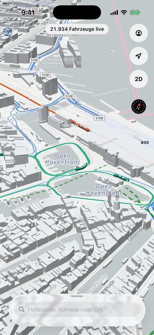 Jedes Fahrzeug auf der Karte