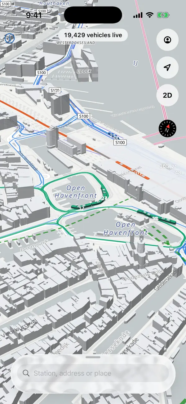 Every vehicle on the map
