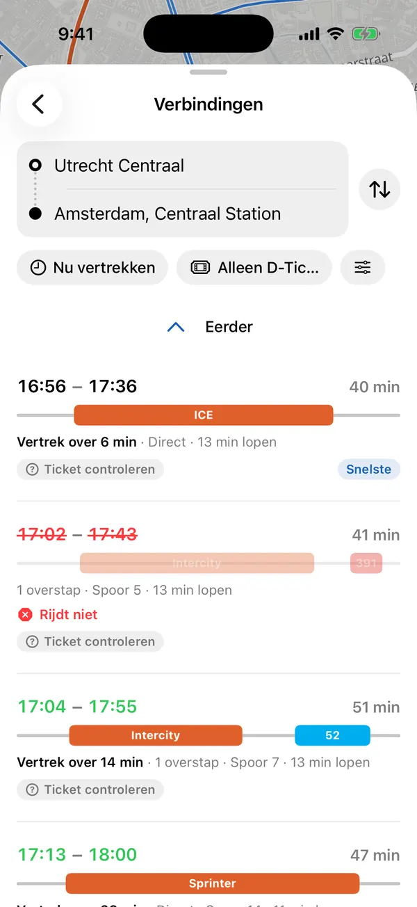 Snelste reis of alleen met het Deutschlandticket